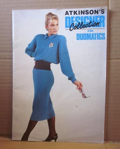 ATKINSON's DESIGNER COLLECTION DUOMATICS patterns vtg fashion model sewing book - Picture 1 of 5