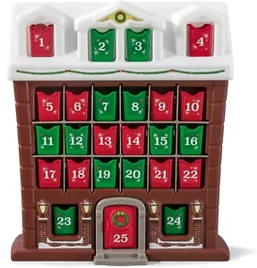 Step2 Il Mio Primo Calendario dell'Avvento, Giocattolo di Natale Interattivo per Bambini * 25 Contenitori Grandi - Foto 1 di 7