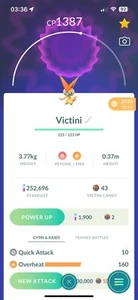 Pokemon Go Victini Instant Transfer (Custom OT) Pokémon Home - #494 - Bild 1 von 1