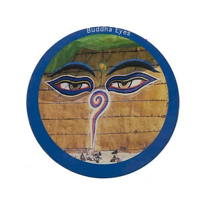 Tibetan Buddhist Magnet Buddha Eyes Made in Nepal Buddha Tibet # 5398 D2 - Picture 1 of 1