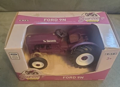 ~NEW IN BOX~ ERTL 1/16TH SCALE "FORD 9N TOY TRACTOR PURPLE SURVIVOR - Image 1 of 2