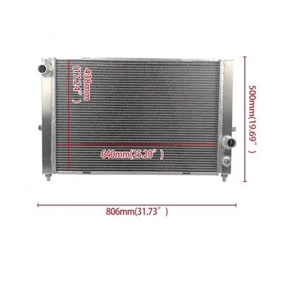 Radiador para LAND ROVER DISCOVERY II 2 V8 4,0 4,6 L V8 1999-2004 2000 01 02 03 MT Foto 1 de 4