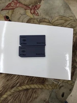 ONE VTG SONY 8MB MEMORY STICKS FOR SONY HANDYCAM MAVICA CYBERSHOT CAMERA NEW - Image 1 of 3