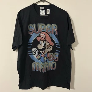 New NWT Super Mario Brothers Mens XL Retro Graphic Short Sleeve - Picture 1 of 2