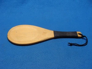 Paleta individual Jokari modelo campeón artesanal deportiva vintage 15" x 5 1/2" usada - Imagen 1 de 19