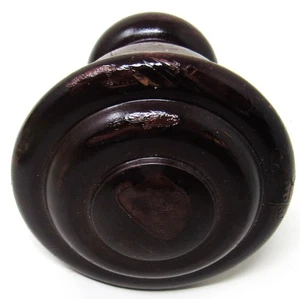Buttercup Finials Black Cherry For 1 3/8" Poles 274096 Lot of 4 NEW Free Ship - Picture 1 of 6