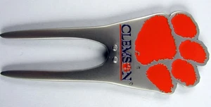 GOLF NCAA COLLEGIATE Divot Repair Tool w/ Ballmark Clemson Tigers - Picture 1 of 2