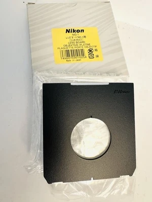 Nikon 4x5 Lens Board for Linhof Technika Copal 1 New Old Stock Unused Perfect - Image 1 of 2