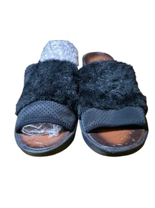 Sandalias para mujer BZEES negras de piel sintética Deja Vu talla 10 m - Imagen 1 de 6