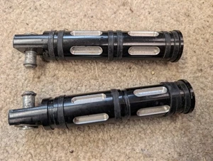 Motorrad Fußrasten vorne hinten Fußstütze Schaltrasten PAAR Custom Bike Chop #MC - Bild 1 von 6
