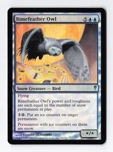 Rimefeather Owl Foil Rare Coldsnap Magic the Gathering MTG Card LP/NM - Picture 1 of 3