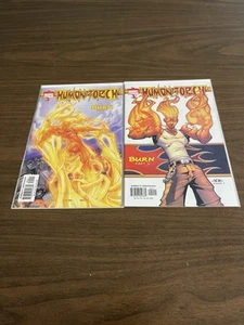 Antorcha humana de Marvel Comics ~ Burn Part 1 y 2 2003 - Imagen 1 de 13