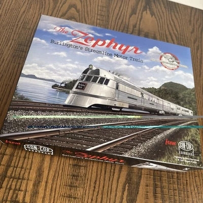 Con-Cor 001-8731 N Scale Burlington Pioneer Zephyr Streamline Train Set - Image 1 of 4