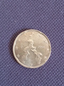 Italia 20 céntimos 2002 MAC errores EBC - Imagen 1 de 5