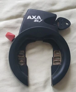 Axa Frame Lock Ring Lock in Good Condition Bicycle Security Bike - Picture 1 of 2