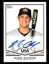 2011 USA Baseball Autographs #A26 Nick Ciuffo