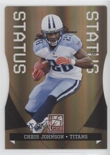 2011 Donruss Elite Status Die-Cut /28 Chris Johnson #95