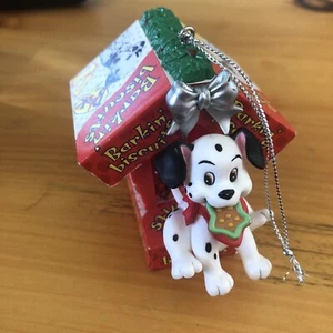 Enesco Disneys 101 Dalmatians Barkin Biscuits Christmas Ornament Doghouse - Picture 1 of 4