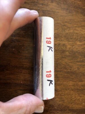 Rolo Howard prata metálica 19K prensa térmica fita adesiva 3,5 “largura 1” diâmetro - Imagem 1 de 3