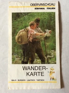 Wanderkarte Obervinschgau, Südtirol, 1991 - Bild 1 von 3