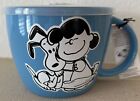 Tasse bol à soupe en grès Peanuts 70th Anniversary Snoopy + tasse + couvercle ventilé neuf avec étiquettes !