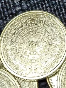 🔥Aztec🔥Calendar🔥1/10oz🔥Silver🔥Round🔥 - Picture 1 of 9