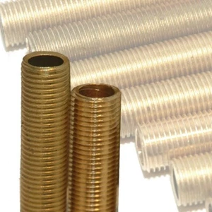 1 Stück Gewinderohr rein Messing M10x1 M10x1x80 Länge = 80mm Röhrchen - Bild 1 von 1
