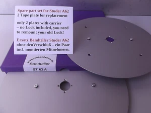 Bandtellersatz -2 Stück - 265 mm f. Studer A62 - Art-Nr.ST62A - Bild 1 von 3