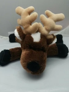 Ganz Webkinz Reindeer Brown Christmas Plush Stuffed Animal HM137 No Code 9" - Picture 1 of 9
