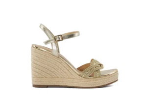 Sandalias de cuña Dune London Kaspar para mujer doradas talla UK 6 EUR 39 *REFCRS267 - Imagen 1 de 2