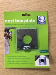 Spechtschutzblech 32mm für Meisenkasten Vogelhaus Sicherungsschild Nistkasten - Bild 1 von 2