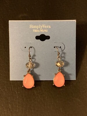 Pendientes - Rosa / Gris - Cuelga - Simply Vera Wang - Nuevos Foto 1 de 2
