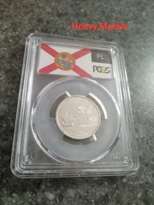 2004-S FLORIDA Silver Proof Quarter PR70 PCGS FLAG LABEL NICE LOW PRICE!! - Picture 1 of 5