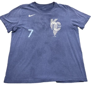 Nike MLB Kansas City Royals Logo #7 Witt Jr. T-Shirt Erwachsene Large blau Tee - Bild 1 von 8