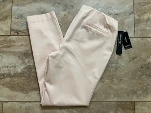 NWT Alfani Petite Women Size 8 P Light Pink Comfort Waist Skinny Leg Pants - Picture 1 of 9