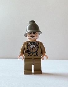 Lego Indiana Jones Minifigure Henry Jones Sr.  Last Crusade iaj002 Set 7198 7620