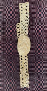 Vintage 50’s 60’s Gold Wire Wrapped Woven Belt Adjustable 39” Long stunning - Picture 1 of 14
