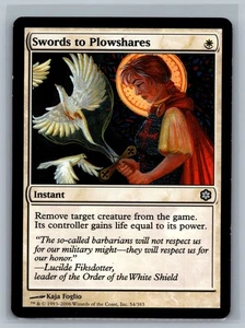 Magic MTG Coldsnap Theme Deck Reprints Swords to Plowshares #54/383 TCG CCG - Picture 1 of 2