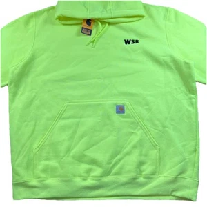 Carhartt High Visibility Hoodie Midweight Sweatshirt Pullover Men’s 2XL NWT - Picture 1 of 4