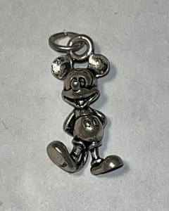 Charm 3D vintage Disney Topolino in argento sterling 925 3,7 grammi - Foto 1 di 12