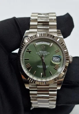 Rolex Day-Date 40 oro blanco 228239 2020 usado.   B18527 Foto 1 de 4