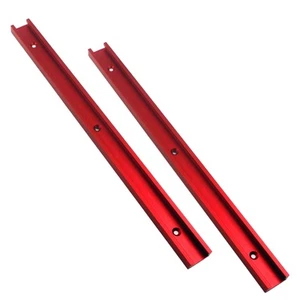 2 piezas Aluminio 400 mm - Perfil de corte Universal 3/4 T-Track con Predrilled1387 - Imagen 1 de 6