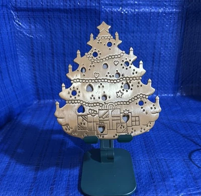 Рождественская елка Trivet украшения огни латуни винтажный 6 3/4» высотой - Изображение 1 из 3