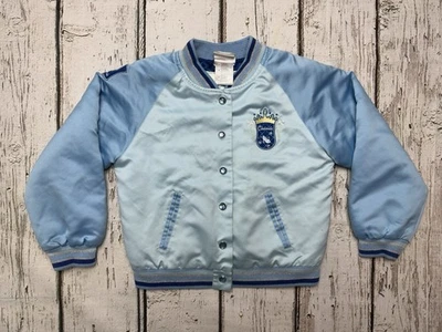 Jaqueta Bombardeiro Vintage Cinderela Disney Princesa Varsity Esquadrão Juventude Botão para Cima - YM - Imagem 1 de 4