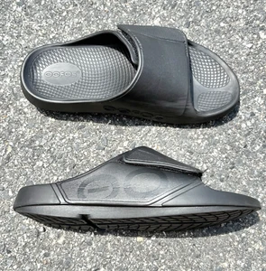 OOFOS Original Recovery Slide Sandals US Mens Size 11 Womens 13 Black - Picture 1 of 9