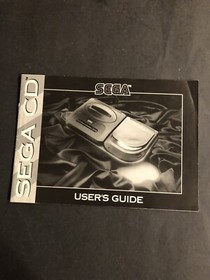 sega CD console system instruction manual insert Only