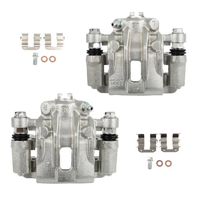 Par de pinzas de freno traseras con soporte para Kia Forte Koup 2010 2011 2012 2013 Foto 1 de 4