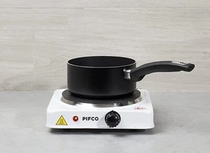 PIFCO Portable Electric Non Slip 18cm Solid Single Hob 1500W White - Picture 1 of 3