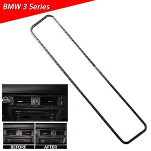 1* Cubierta de borde de salida de ventilación de aire acondicionado fibra de carbono para BMW M3 E90 E92 E93 - Imagen 1 de 6