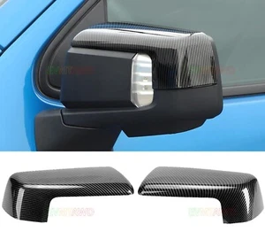 For Chevy Silverado Sierra 1500 2024 Carbon Car Side Door Rearview Mirror Cover - Picture 1 of 7